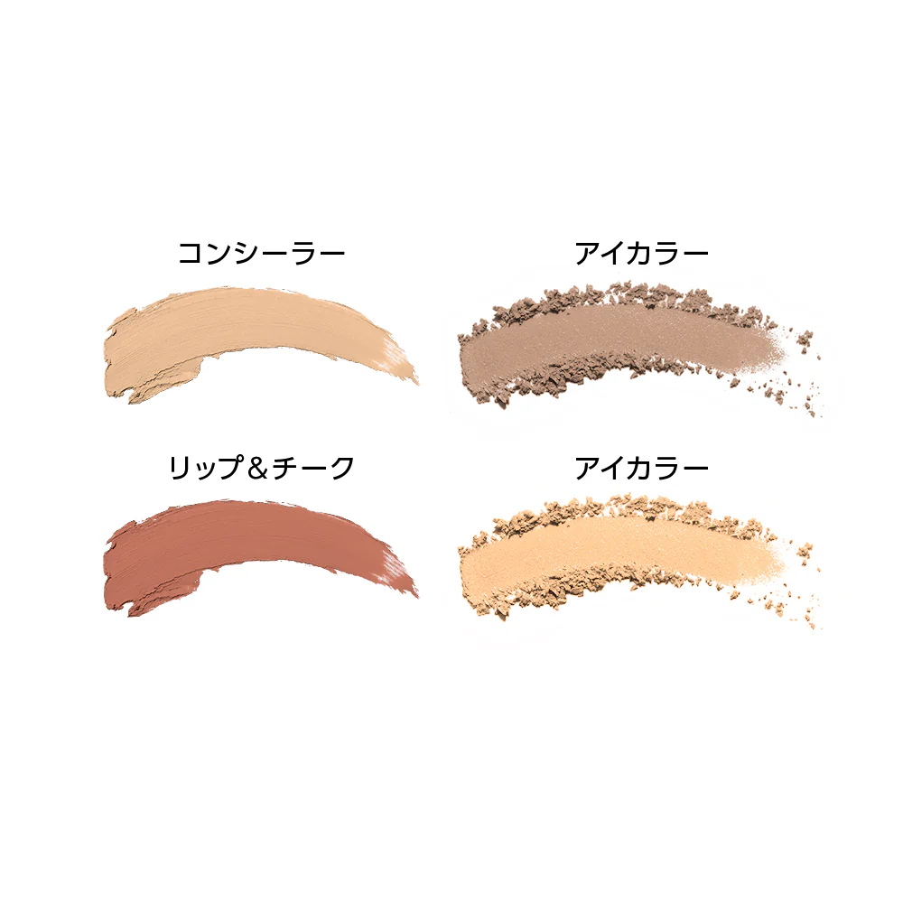 SAIRAI ヴィーガニッシュ フェイスデザイニング マルチパレット(ベイクドオレンジ)