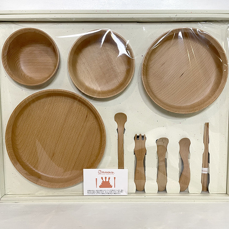 天然木お食い初めセット