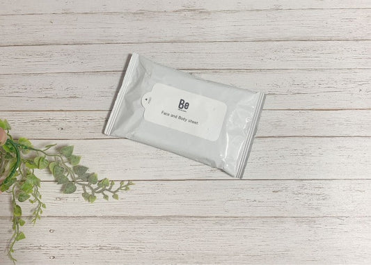 肌をやさしく潤すマルチなスキンケアシート「Beフェイス&ボディーシート」